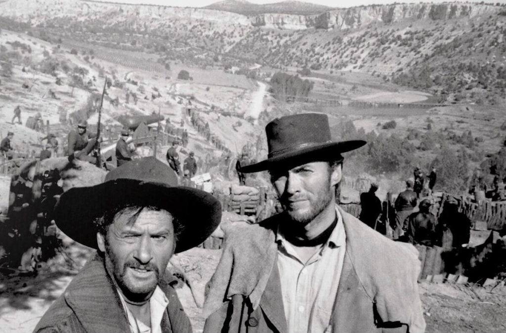 Clint Eastwood and Eli Wallach