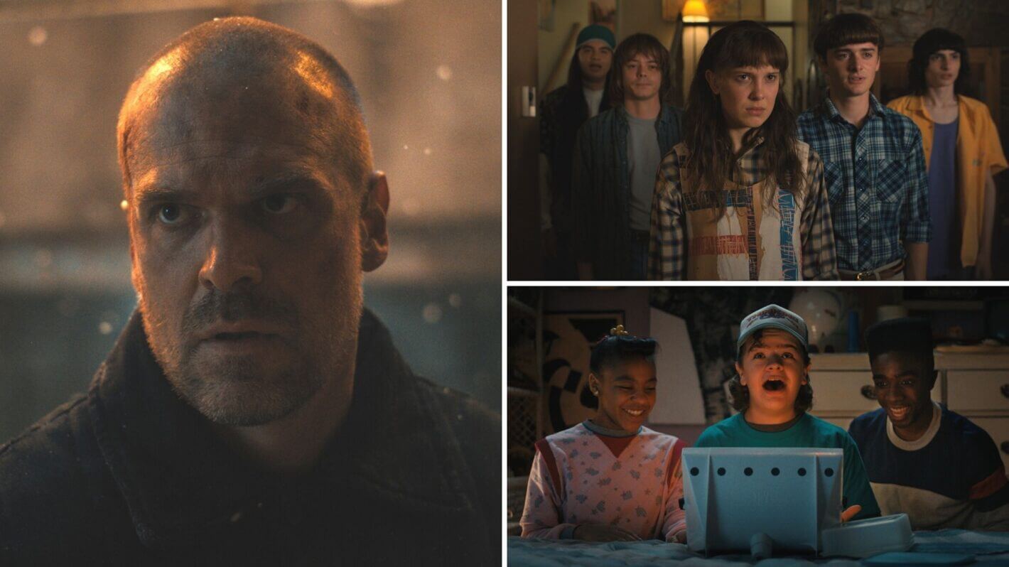 Stranger Things scenes from Season 4