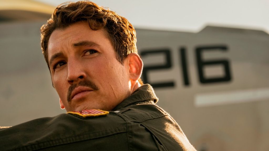 Miles Teller in Top Gun:Maverick