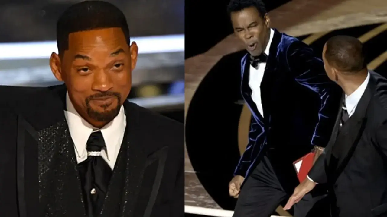 Will Smith slapping Chris Rock 