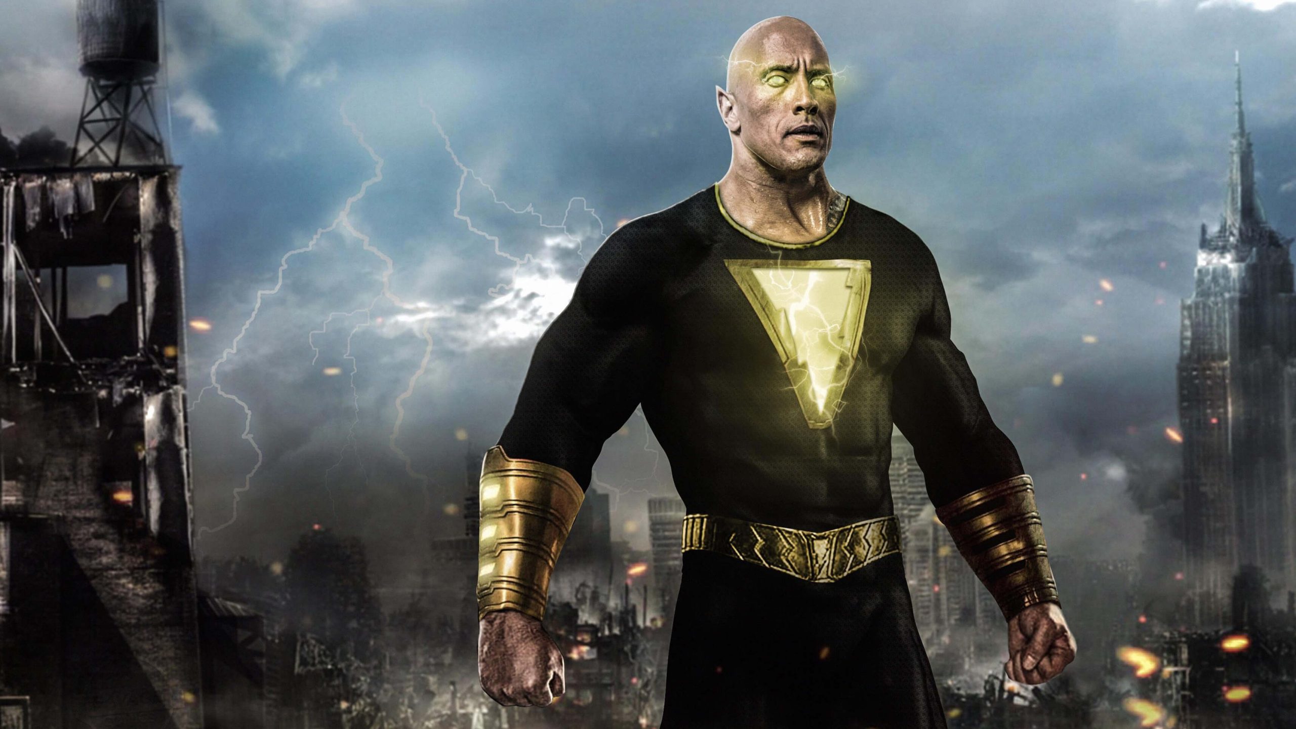 Dwayne Johnson in DC's upcoming movie.