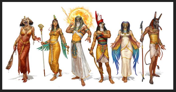 Most powerful ancient Egyptian Gods.