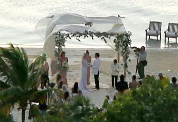 Johnny Depp and Amber Heard also got married on the Bahamas island.