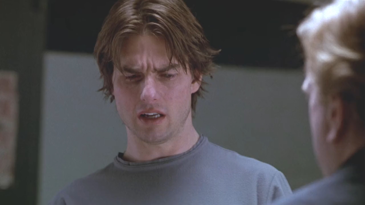 Tom Cruise in Vanilla Sky.