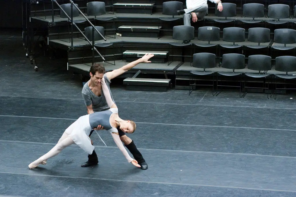 Natalie Portman with hisband Benjamin Millepied in Black Swan