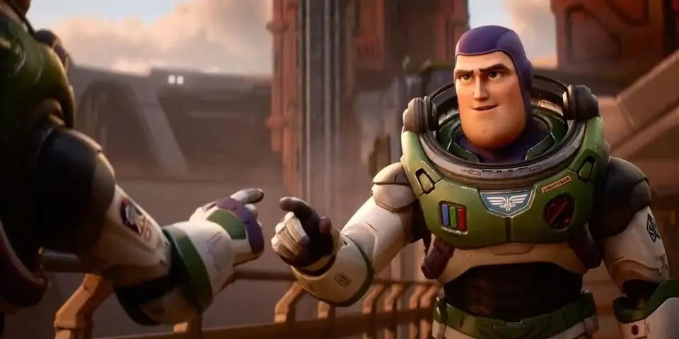 Buzz Lightyear, voiced by Chris Evans