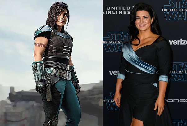 Gina Carano in Star Wars The Mandalorian