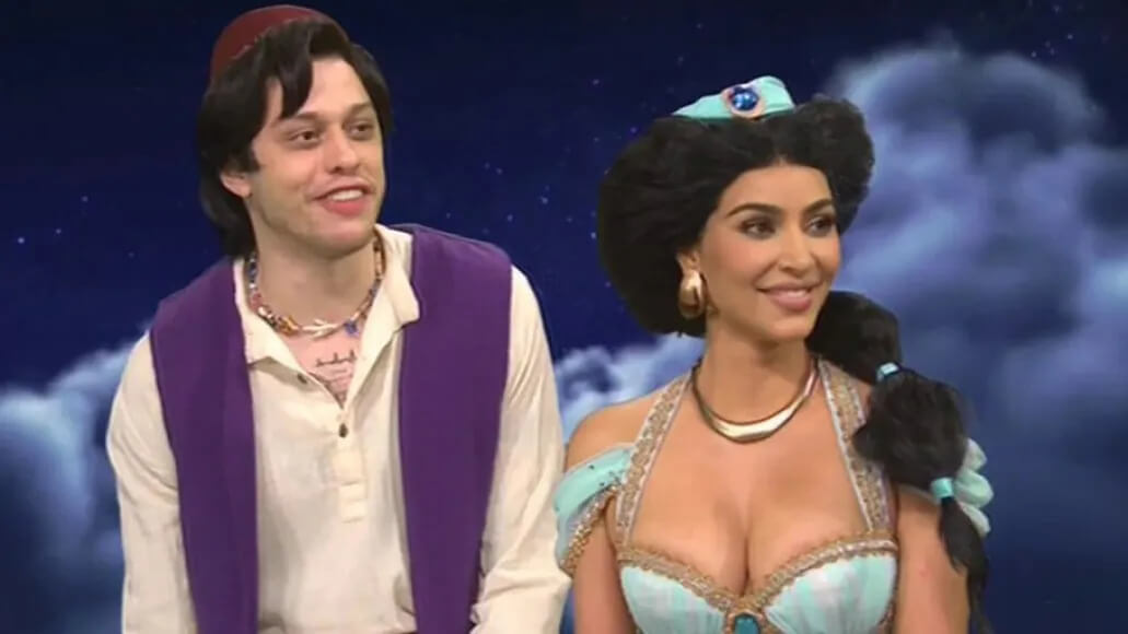 Kim Kardashian and Pete Davidson at SNL