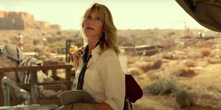 Laura Dern in Jurassic World: Dominion.