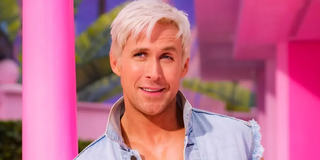 Ryan Gosling as Ken in the upcoming Barbie movie.