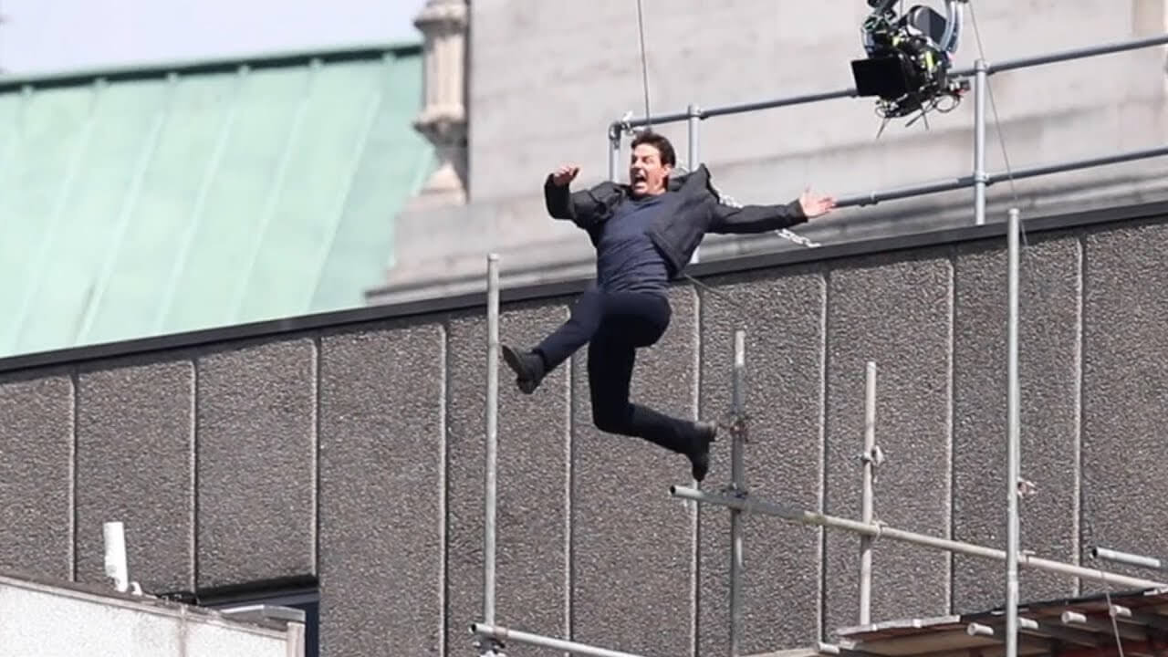 The building jump in Mission Impossible Fall Out