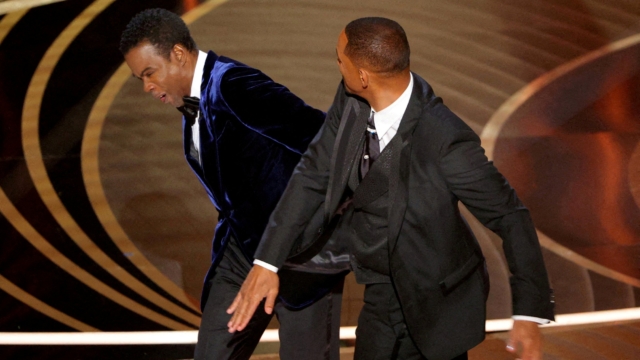 Will Smith slaps Chris Rock