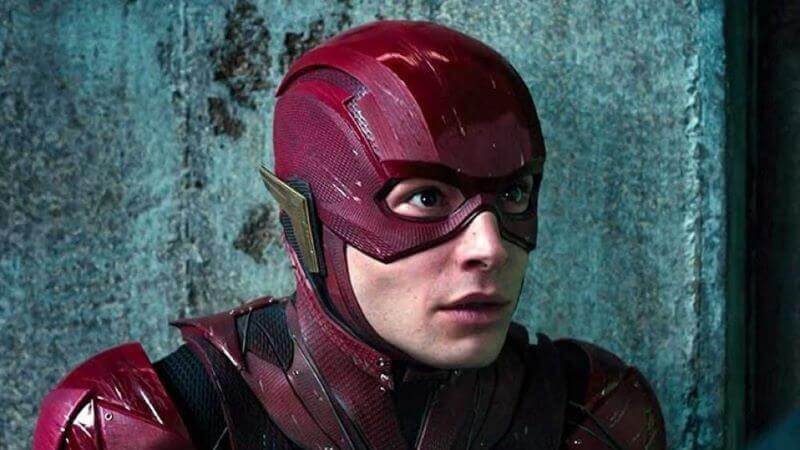 Ezra Miller in the Flash.