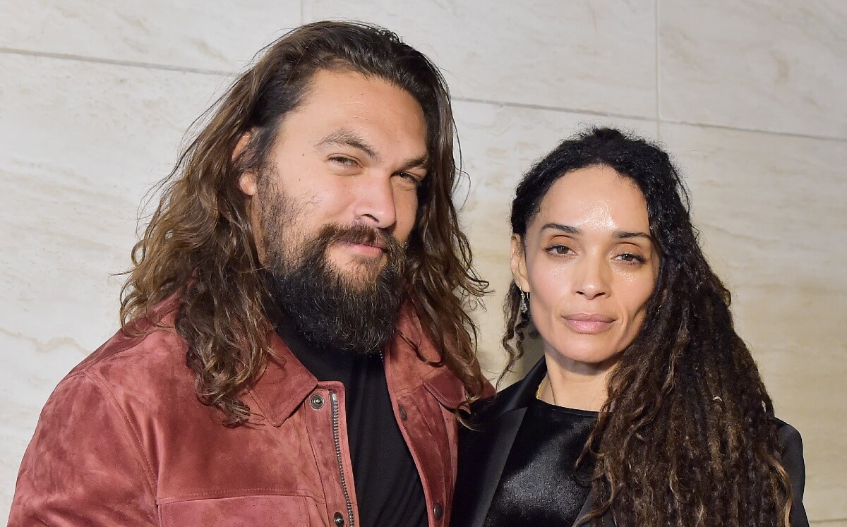 Jason Momoa with ex-wife Lisa Bonet.