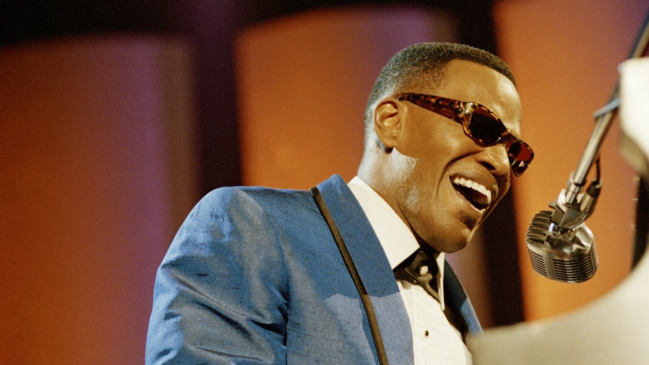 Jamie Foxx as Ray Charles in Ray