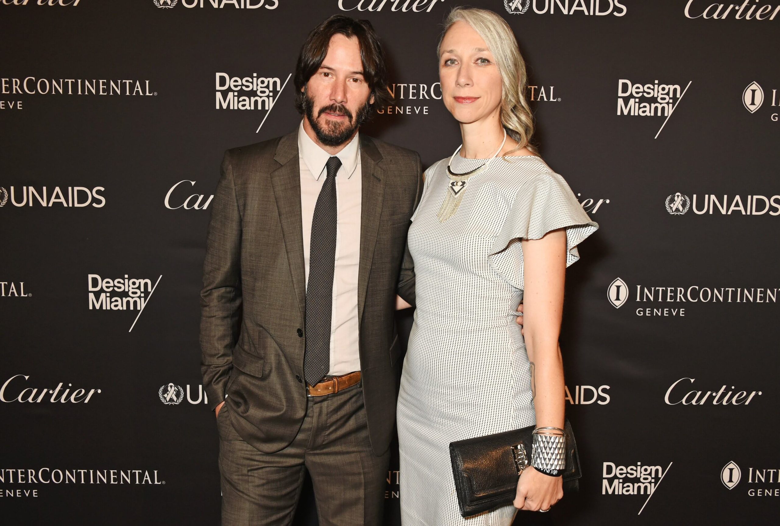 Keanu Reeves and Alexandra Grant