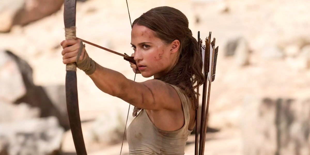 Alicia Vikander as Lara Croft in Tomb Raider (2018)