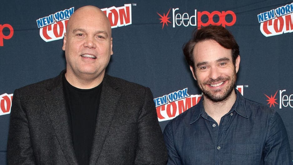 Daredevil stars, Charlie Cox and Vincent D'Onofrio