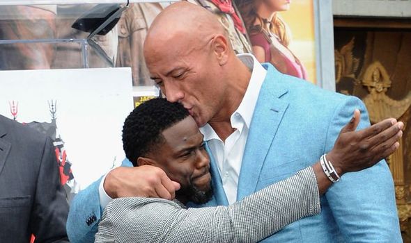 Dwayne Johnson and Kevin Hart