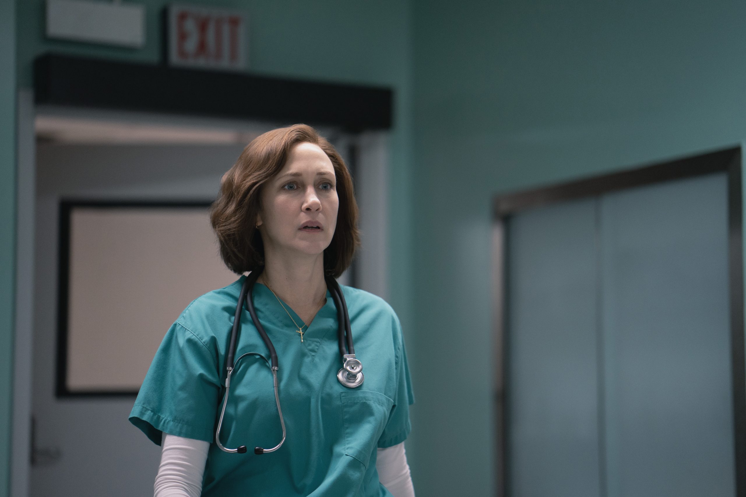 Vera Farmiga as Dr. Anna Pou in Five Days at Memorial