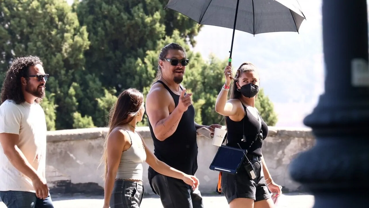 Jason Momoa and Eiza Gonzalez