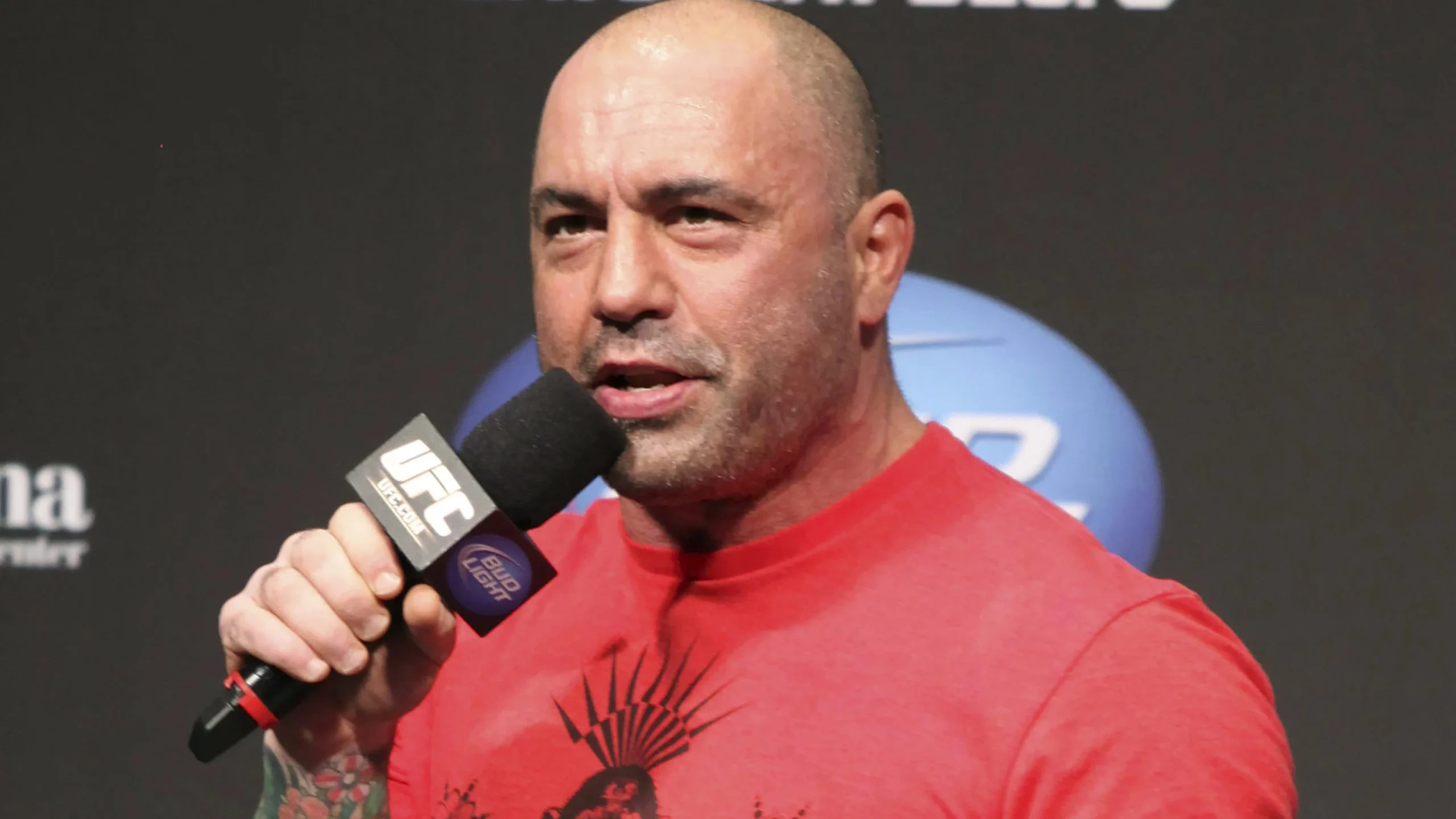 Joe Rogan at the UFC championship.