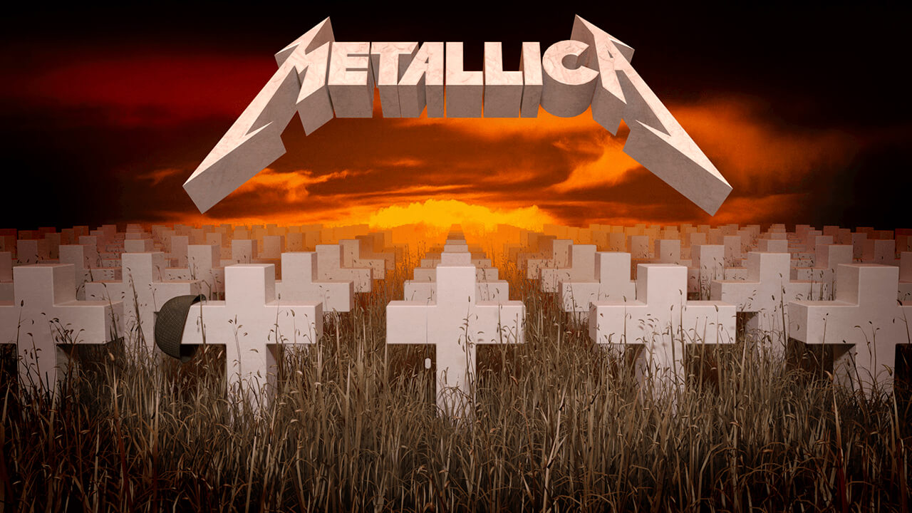 Metallica "Master of Puppets" album, released in 1986