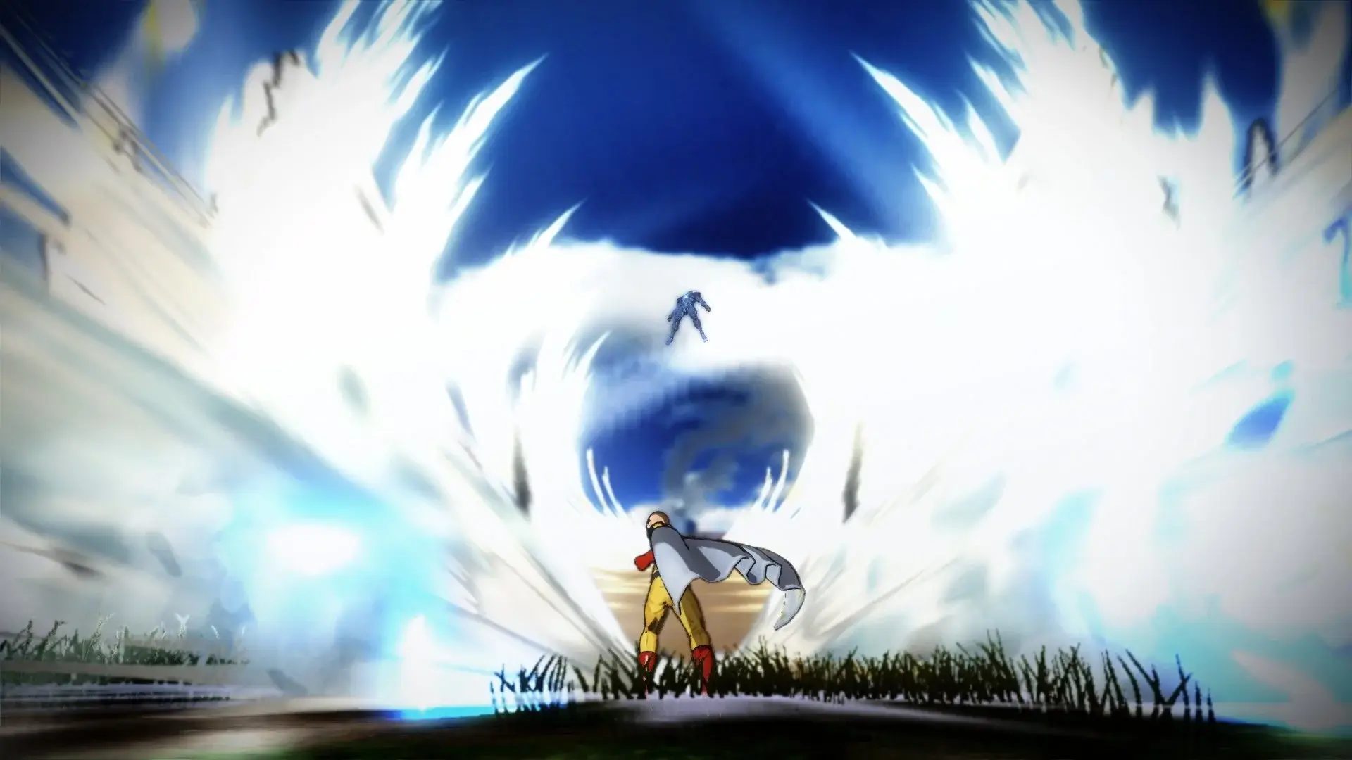 Saitama unleashes Omnidirectional Serious Punch 