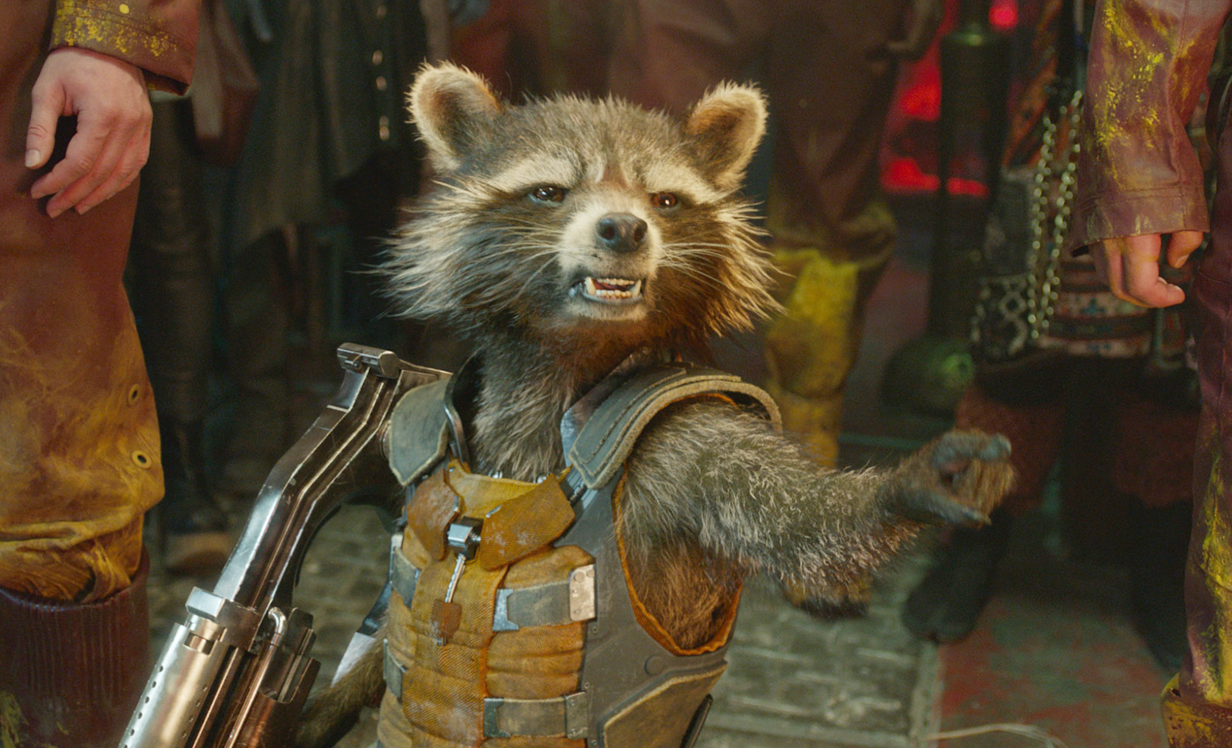 Bradley Cooper voiced the character of Rocket Raccoon in Guardians of the Galaxy.