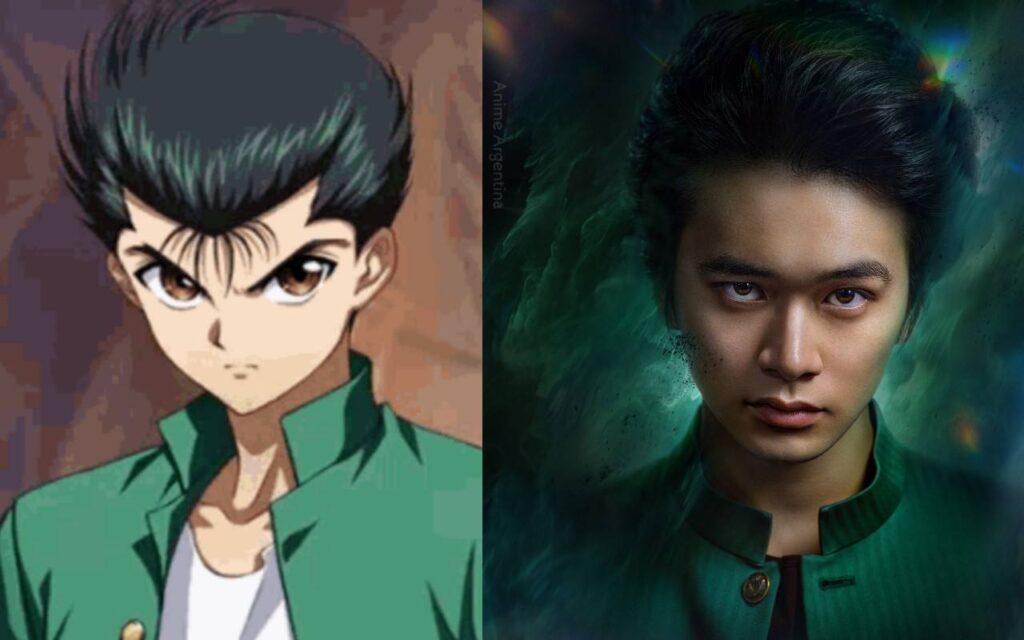 Yusuke Urameshi (left) will be played by Takumi Kitamura (right).