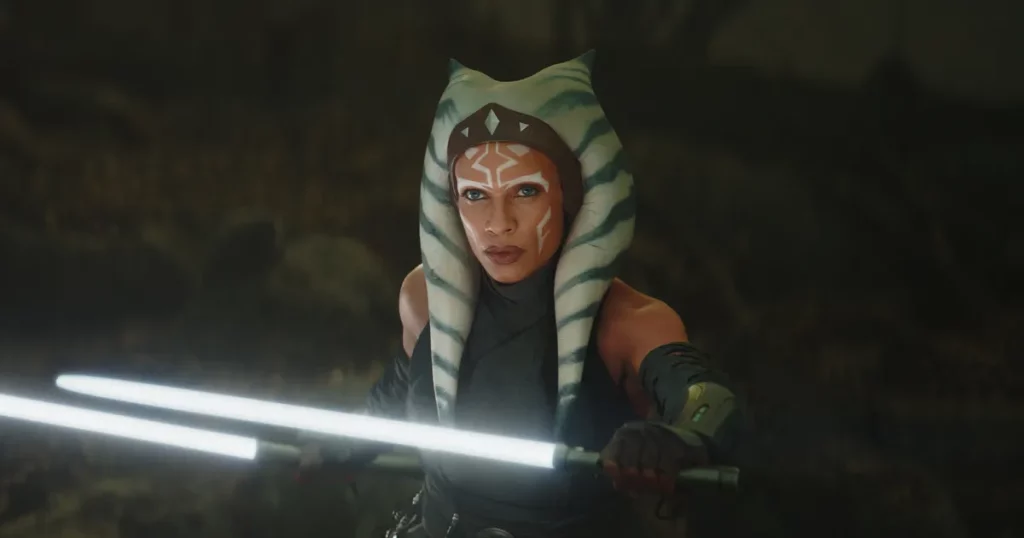 Rosario Dawson as Ahsoka Tano.