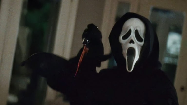 Roger L. Jackson as the voice of Ghostface in Scream