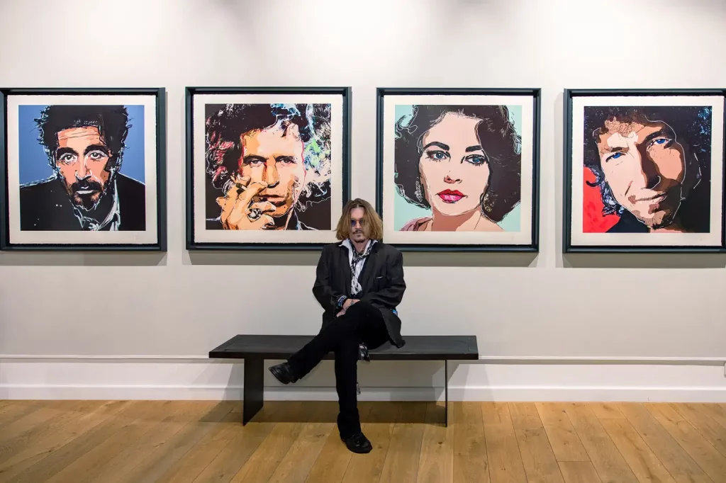 Johnny Deep's art collection