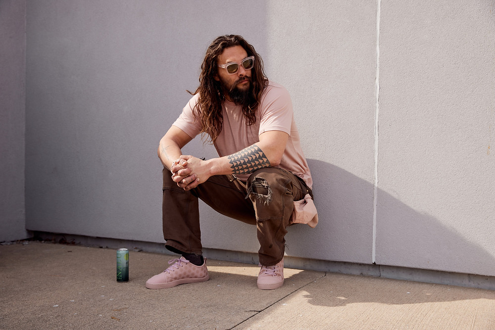 Jason Momoa promoting his Water Company, Mananalu