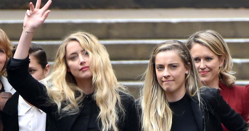 Amber Heard with sister Whitney Heard Henriquez