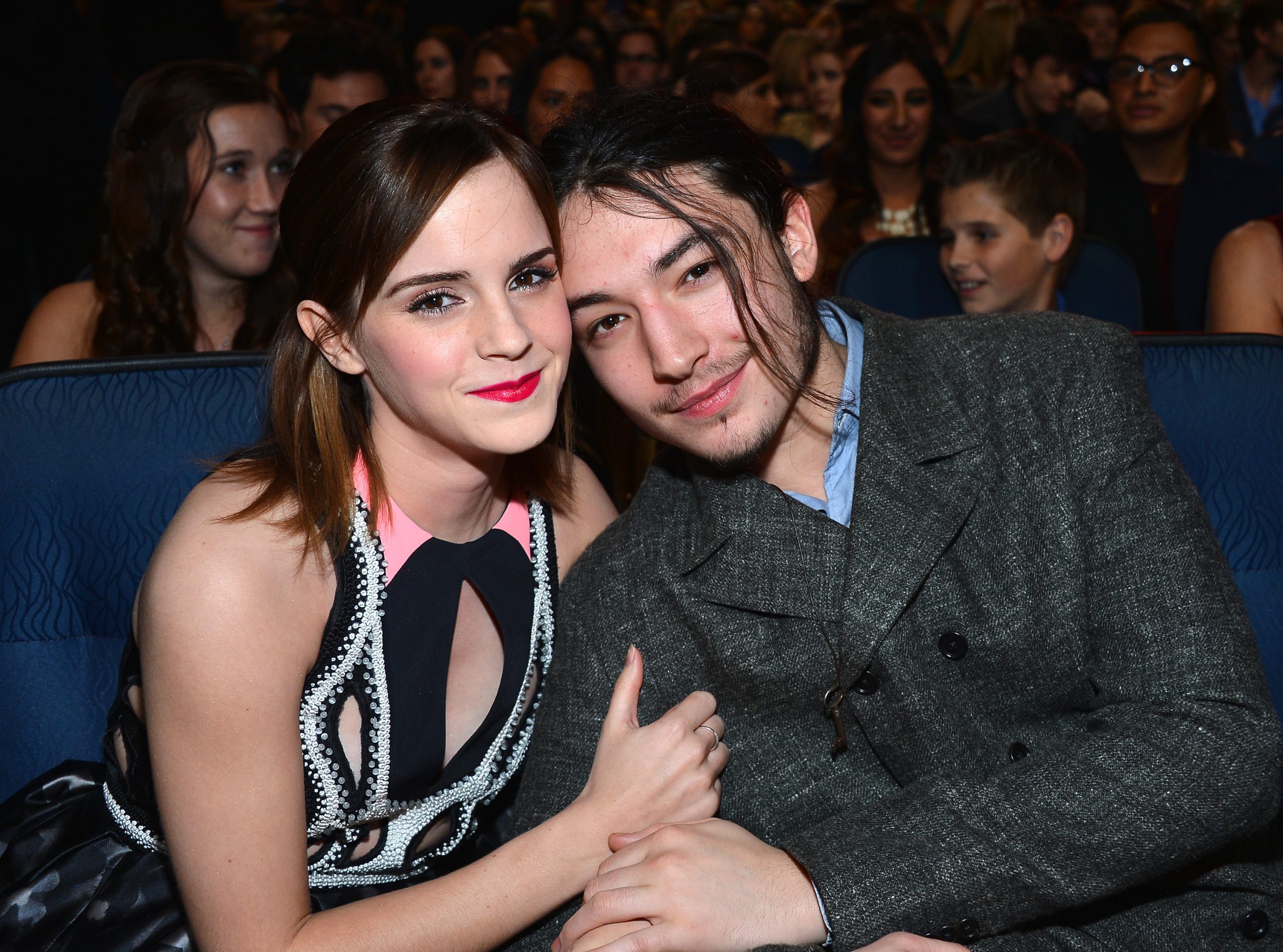 Emma Watson and Ezra Miller