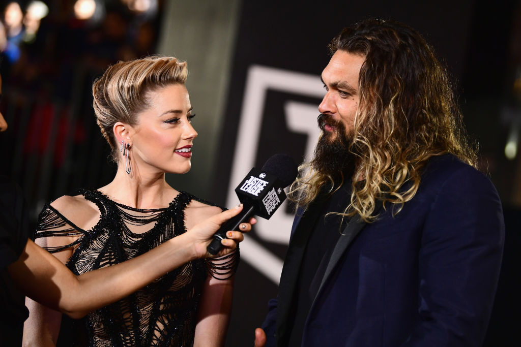 Amber Heard and Jason Momoa