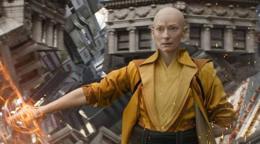 Tilda Swinton as the Ancient One