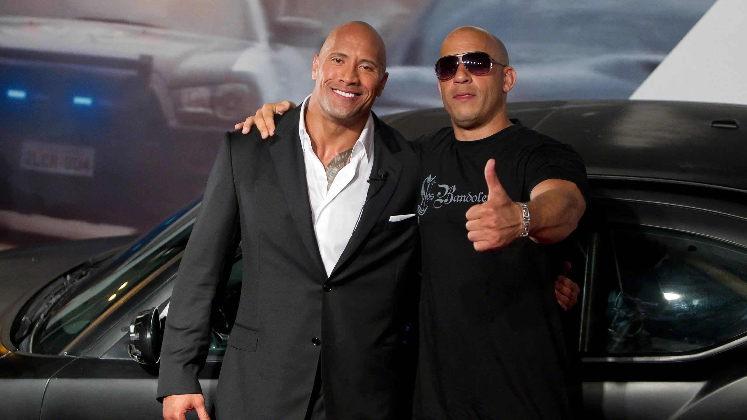 Vin Diesel and Dwayne Johnson