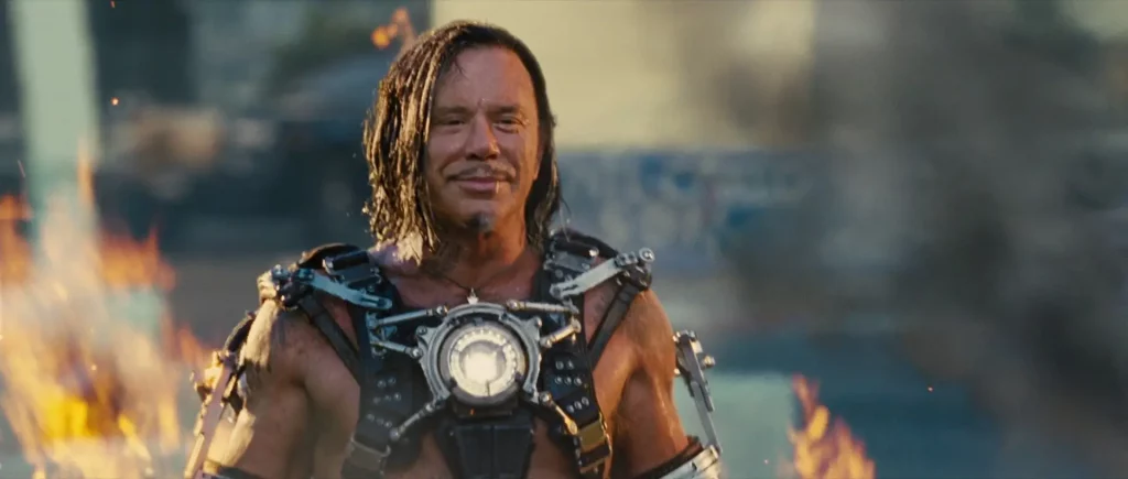 Robert Downey Jr.'s Iron Man 2 co-star, Mickey Rourke