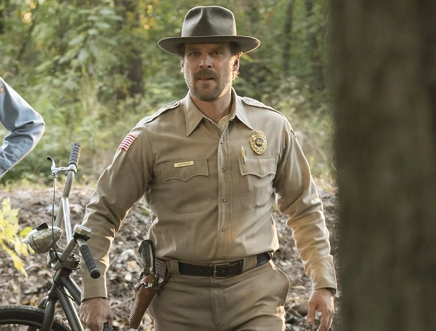 David Harbour as Jim Hopper in Stranger Things