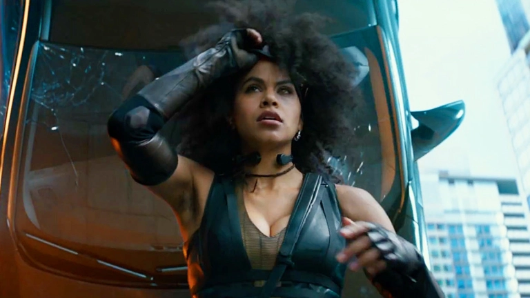 Zazie Beetz as Domino in Deadpool 2