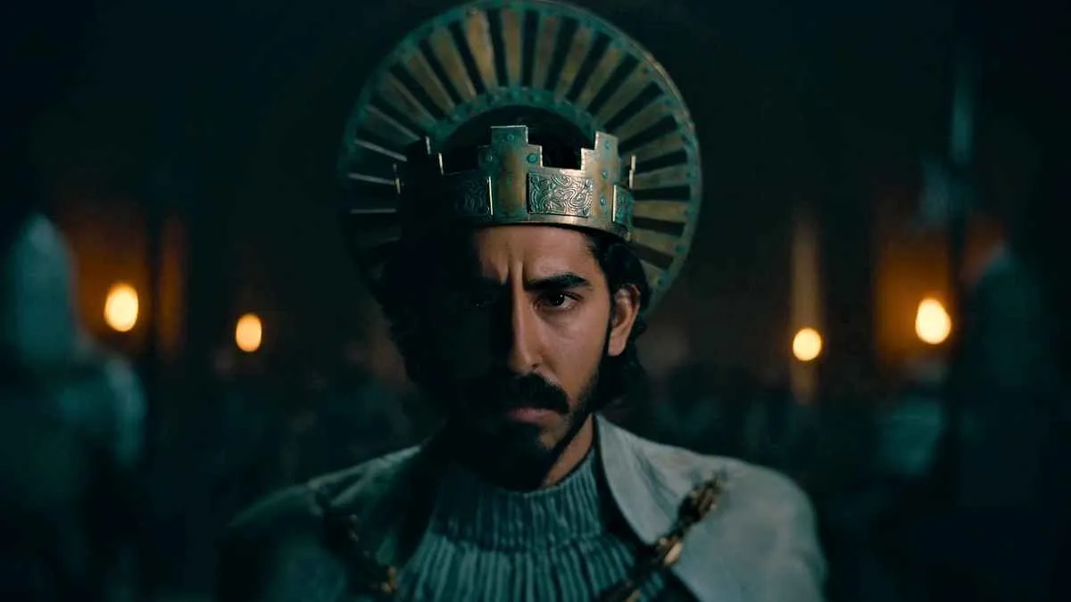 Dev Patel in as The Green Knight (2021).