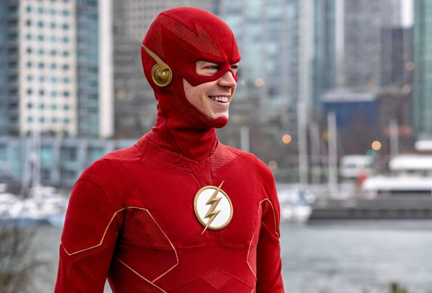 Grant Gustin as The Flash.