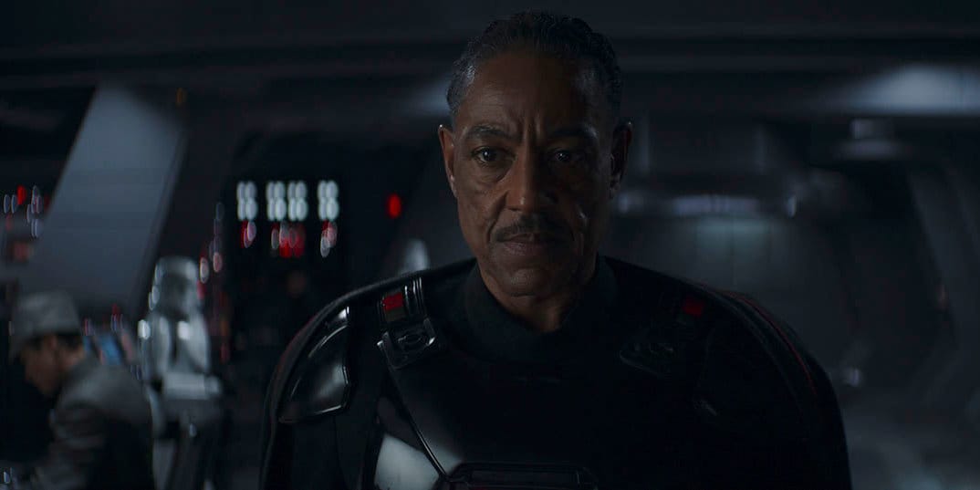 Giancarlo Esposito as Moff Gideon in The Mandalorian. 