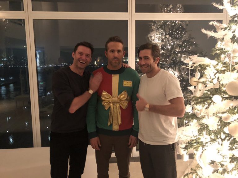 Hugh Jackman & Jake Gyllenhall Troll Ryan Reynolds In Christmas Surprise